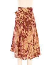 Lurex Accented Wrap Skirt Bottom arcadeshops.com