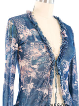 Jean Paul Gaultier Floral Mesh Top Top arcadeshops.com