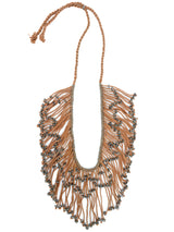 Lou Zeldis Yarn Fringe Necklace Accessory arcadeshops.com