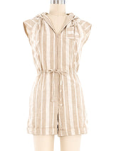 1980's Striped Romper Jumpsuit arcadeshops.com