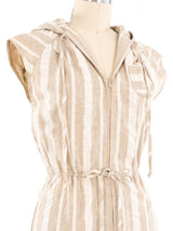1980's Striped Romper Jumpsuit arcadeshops.com
