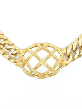 Monet Caged Cabochon Chain Link Choker Accessory arcadeshops.com