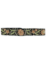 Black Floral Zardozi Waist Belt Accessory arcadeshops.com