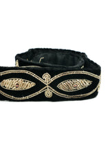 Black Marquis Skinny Zardozi Waist Belt Accessory arcadeshops.com