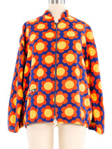 1970s Mod Flower Print Jacket Jacket arcadeshops.com