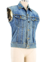 Lee Studded Denim Vest Jacket arcadeshops.com