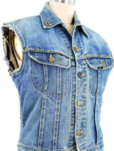 Lee Studded Denim Vest Jacket arcadeshops.com