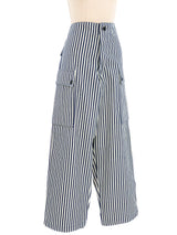 Express Stripe Cargo Pant Bottom arcadeshops.com