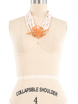 Kenneth Jay Lane Coral Necklace Jewelry arcadeshops.com