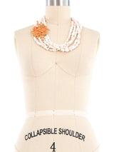 Kenneth Jay Lane Coral Necklace Jewelry arcadeshops.com