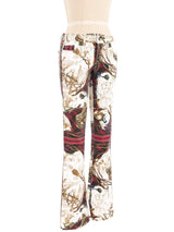 Just Cavalli By Roberto Cavalli Equestrian Print Jeans Bottom arcadeshops.com