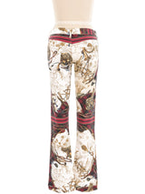 Just Cavalli By Roberto Cavalli Equestrian Print Jeans Bottom arcadeshops.com