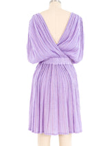 Lavender Grecian Gauze Dress Dress arcadeshops.com