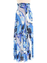 Pucci Printed Cotton Silk Convertible Dress Bottom arcadeshops.com