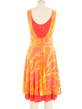 Layered Mesh Tank Dress Dress arcadeshops.com