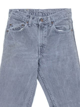 Levis Washed Grey 505 26x30 Bottom arcadeshops.com