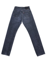 Levis Washed Black 501 Jeans Bottom arcadeshops.com