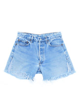 Levis 501 Stone Wash Denim Cutoff Shorts Bottom arcadeshops.com