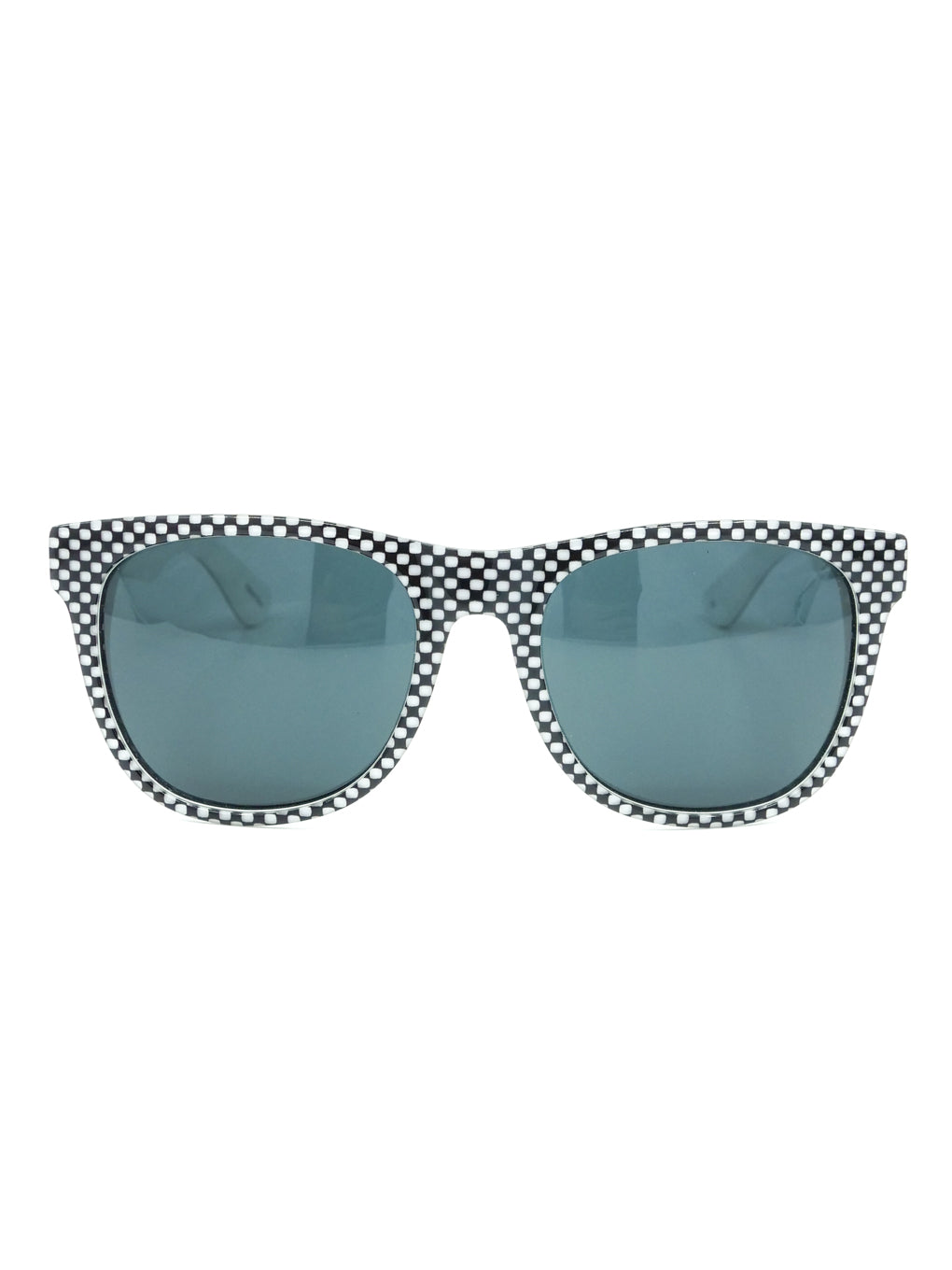 Mosely Tribes x Free City Checkered Wayfarer Sunglasses