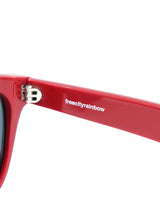 Mosely Tribes x Free City Red Wayfarer Sunglasses Accessory arcadeshops.com
