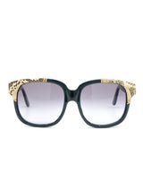 Emmanuelle Khanh Snakeskin Accented Sunglasses Accessory arcadeshops.com
