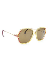 Zeiss Gold and Red Gradient Sunglasses Accessory arcadeshops.com