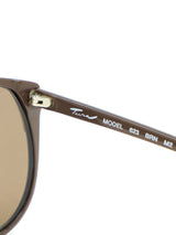 Tura Brown Rounded Cat Eye Sunglasses Accessory arcadeshops.com
