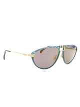 Avus Turquoise and Gold Sunglasses Accessory arcadeshops.com