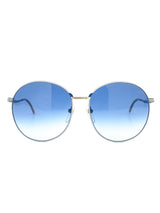 Solaris Blue Gradient Wireframe Sunglasses Accessory arcadeshops.com
