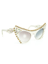 1950s Rhinestone Cat Eye Sunglasses Accessory arcadeshops.com
