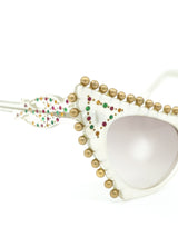 1950s Rhinestone Cat Eye Sunglasses Accessory arcadeshops.com