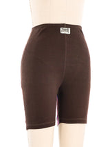 Junior Gaultier Striped Biker Shorts Bottom arcadeshops.com