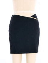 Gianni Versace Mesh Panel Mini Skirt Bottom arcadeshops.com