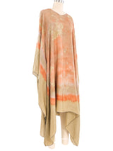 Tie Dyed Silk Caftan Dress arcadeshops.com