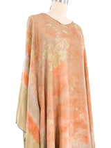 Tie Dyed Silk Caftan Dress arcadeshops.com