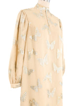 Lurex Butterfly Chiffon Maxi Dress Dress arcadeshops.com