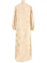 Lurex Butterfly Chiffon Maxi Dress Dress arcadeshops.com