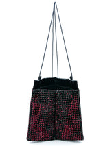 Giorgio Armani Beaded Triangle Evening Bag Accessory arcadeshops.com