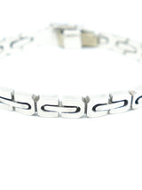 Mexican Sterling Silver Link Bracelet Accessory arcadeshops.com
