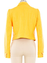 Courreges Yellow Vinyl Jacket Jacket arcadeshops.com