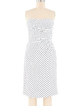 Ungaro Strapless Polka Dot Dress Dress arcadeshops.com