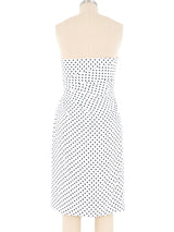 Ungaro Strapless Polka Dot Dress Dress arcadeshops.com