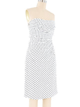 Ungaro Strapless Polka Dot Dress Dress arcadeshops.com