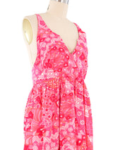 1960s Psychedelic Fringe Mini Dress Dress arcadeshops.com