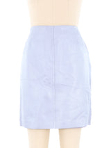 Periwinkle Leather Skirt Bottom arcadeshops.com