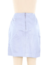 Periwinkle Leather Skirt Bottom arcadeshops.com