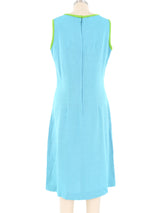 1960s Color Block Bow Dress Dress arcadeshops.com