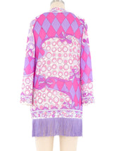 Emilio Pucci Fringe Trim Cover Up Jacket arcadeshops.com