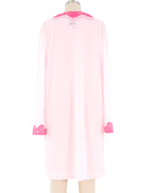 Emilio Pucci Lace Trim Robe And Slip Ensemble Suit arcadeshops.com