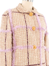 Ungaro Mongolian Trim Knit Jacket Jacket arcadeshops.com